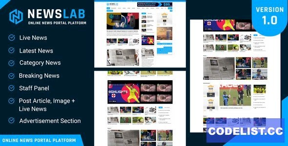 Ücretsiz Haber Portalı-NewsLab - Online Newspaper And Magazine Platform